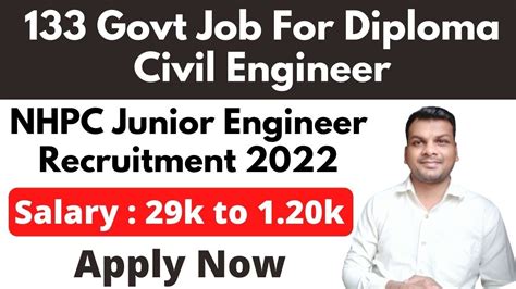 civil junior engineer recruitment