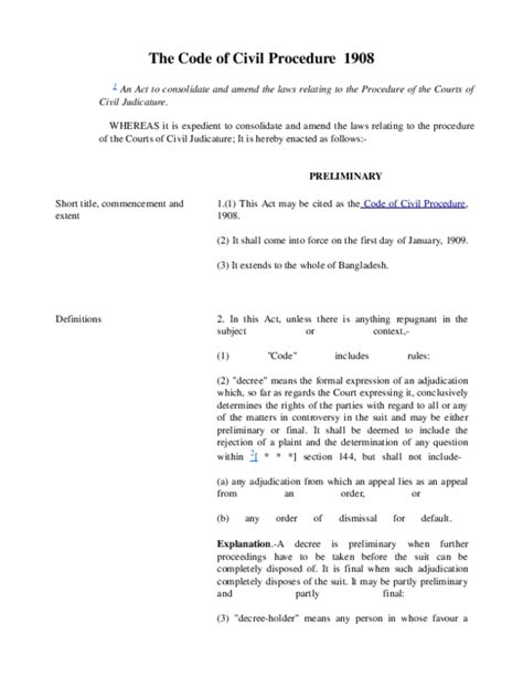 civil procedure code 1908 pdf in tamil