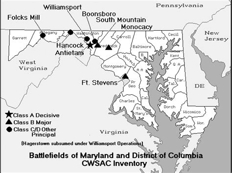 civil war battles in maryland