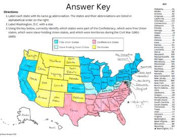 civil war map quiz