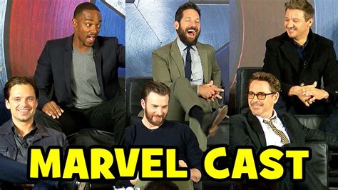 civil war marvel cast interviews