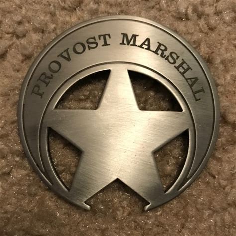 civil war provost marshal badge