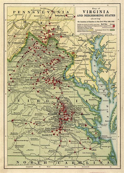civil war virginia map