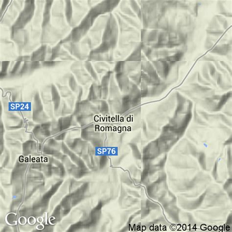 civitella di romagna mappa