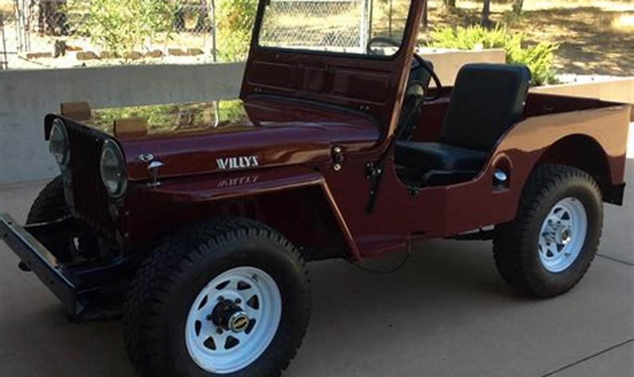 cj3a jeep for sale