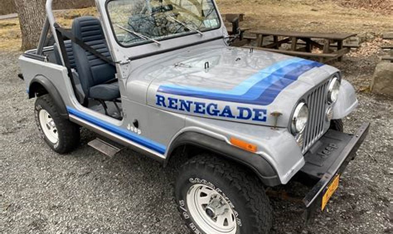 cj7 jeep renegade for sale