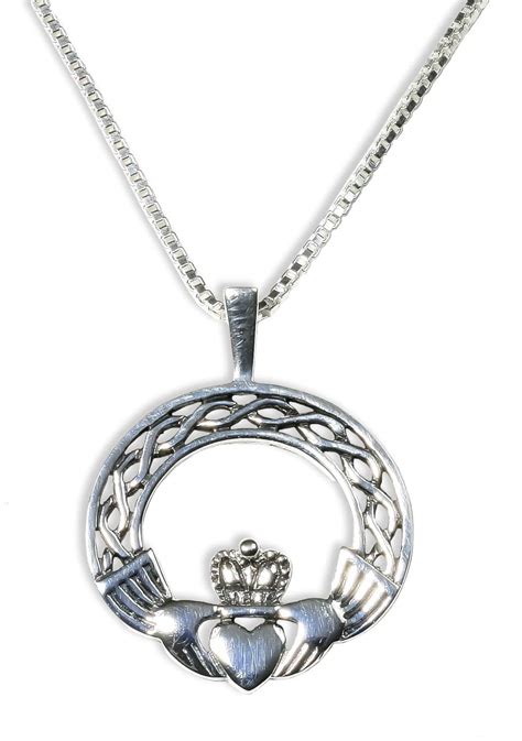 claddagh necklace for men