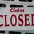 claim closed meaning