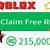 claim free robux today