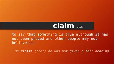 claim definition in hungarian