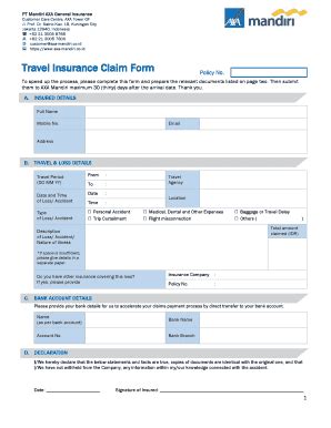 claim form axa travel insurance