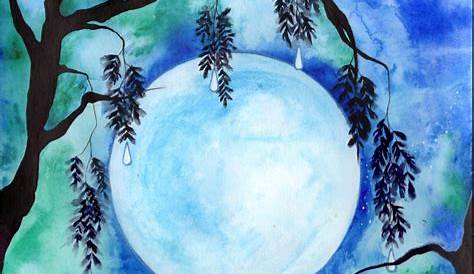 Épinglé par Lina Lina sur Au clair de la lune | Art à thème lune