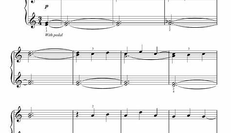 Clair de Lune (easy) Sheet music for Piano (Solo) | Musescore.com