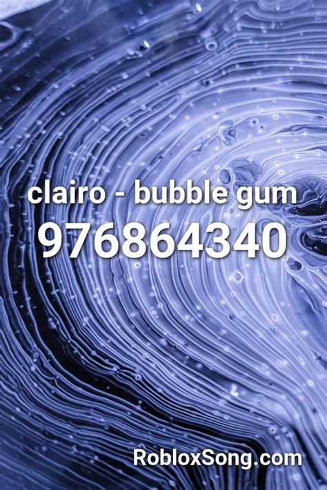 clairo - bubble gum Roblox ID