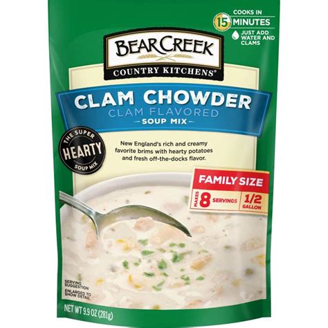 clam chowder using bear creek potato soup mix