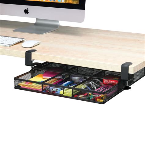 Clamp On Under Desk Drawer