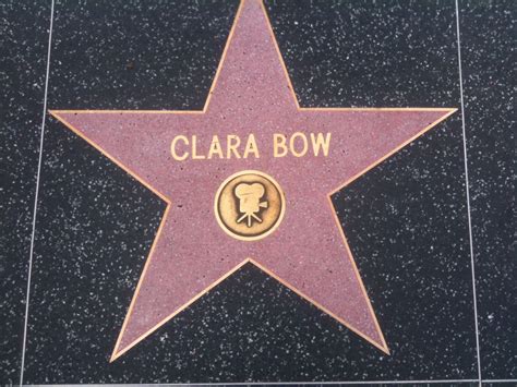 clara bow hollywood walk of fame