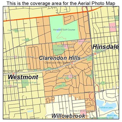 Clarendon Hills Map