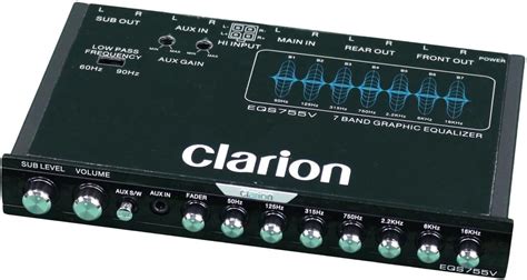Clarion EQS746 Crossover i Equalizer