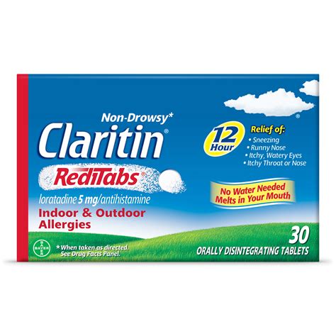 Loratadine Non Drowsy Claritin Side Effects Effect Information Center