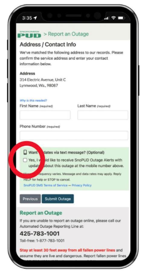 clark pud outage map