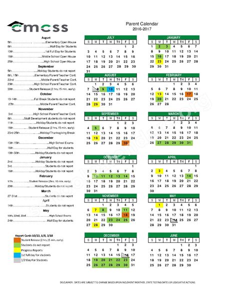 Clarksville Montgomery County Schools Calendar