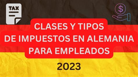 clases de impuestos en alemania