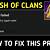 clash of clans login fail