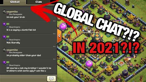 Clash Of Clans Global Chat Return