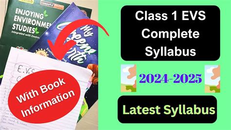 class 1 evs syllabus icse