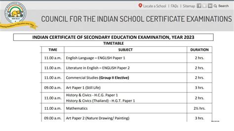 class 10 board exam 2025 result date icse