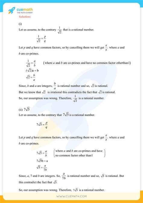 class 10 maths chapter 1 exercise 1.3 solutions in english