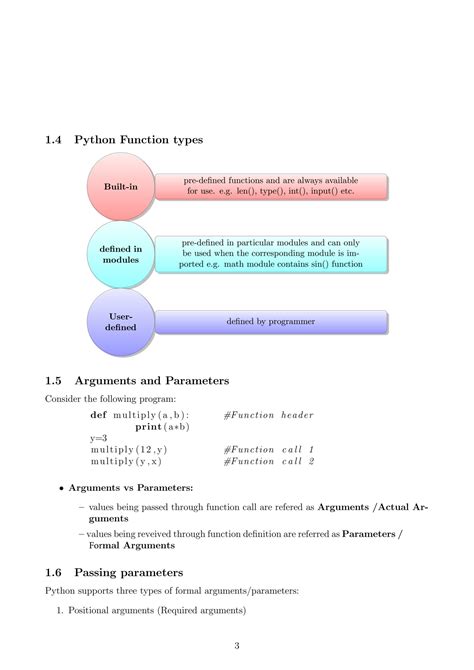 class 12 python functions notes