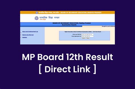 class 12th mp board result 2024