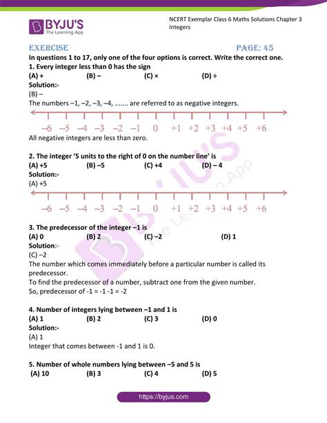 Class 6 Maths Chapter 3 Worksheet Pdf