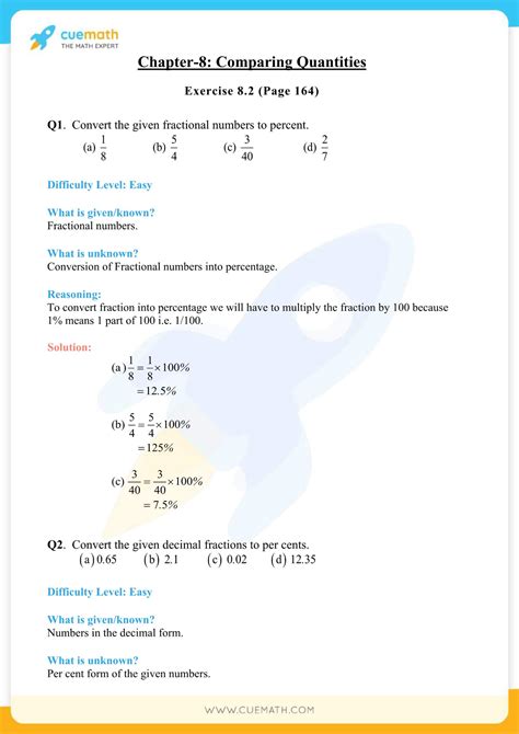 class 7 comparing quantities solutions