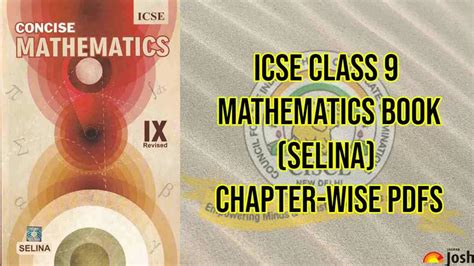 class 9 selina maths book pdf