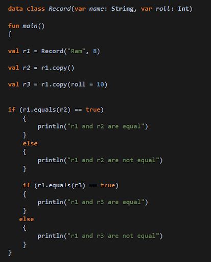 Class Example Kotlin