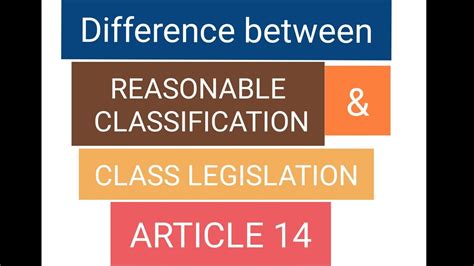 Class Legislation Examples