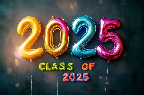 class of 2025 balloons