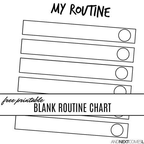 Class Routine Visual Fill In The Blank Printable