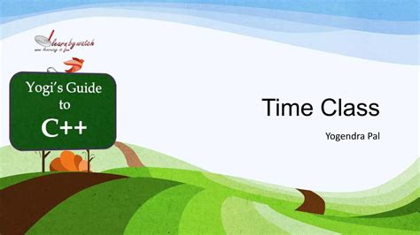 Class Time On C++