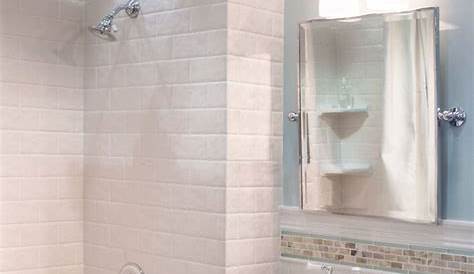 Classic Bathroom with Subway Tile - Room For Tuesday