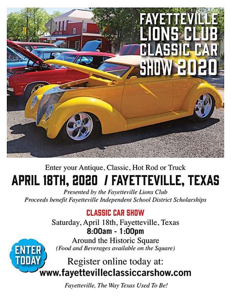 Fayetteville Classic Car Show The Fayette County Record