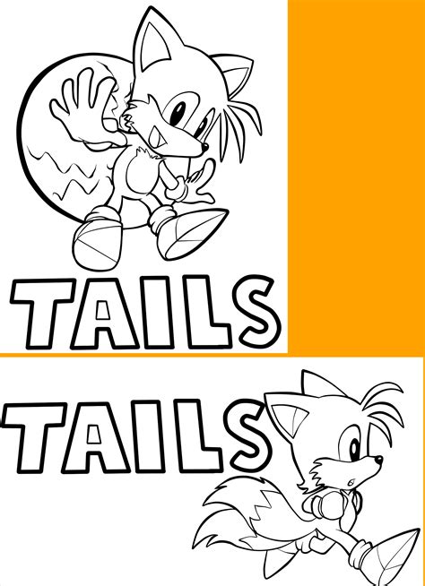 Classic Tails Coloring Pages: The Ultimate Stress Reliever