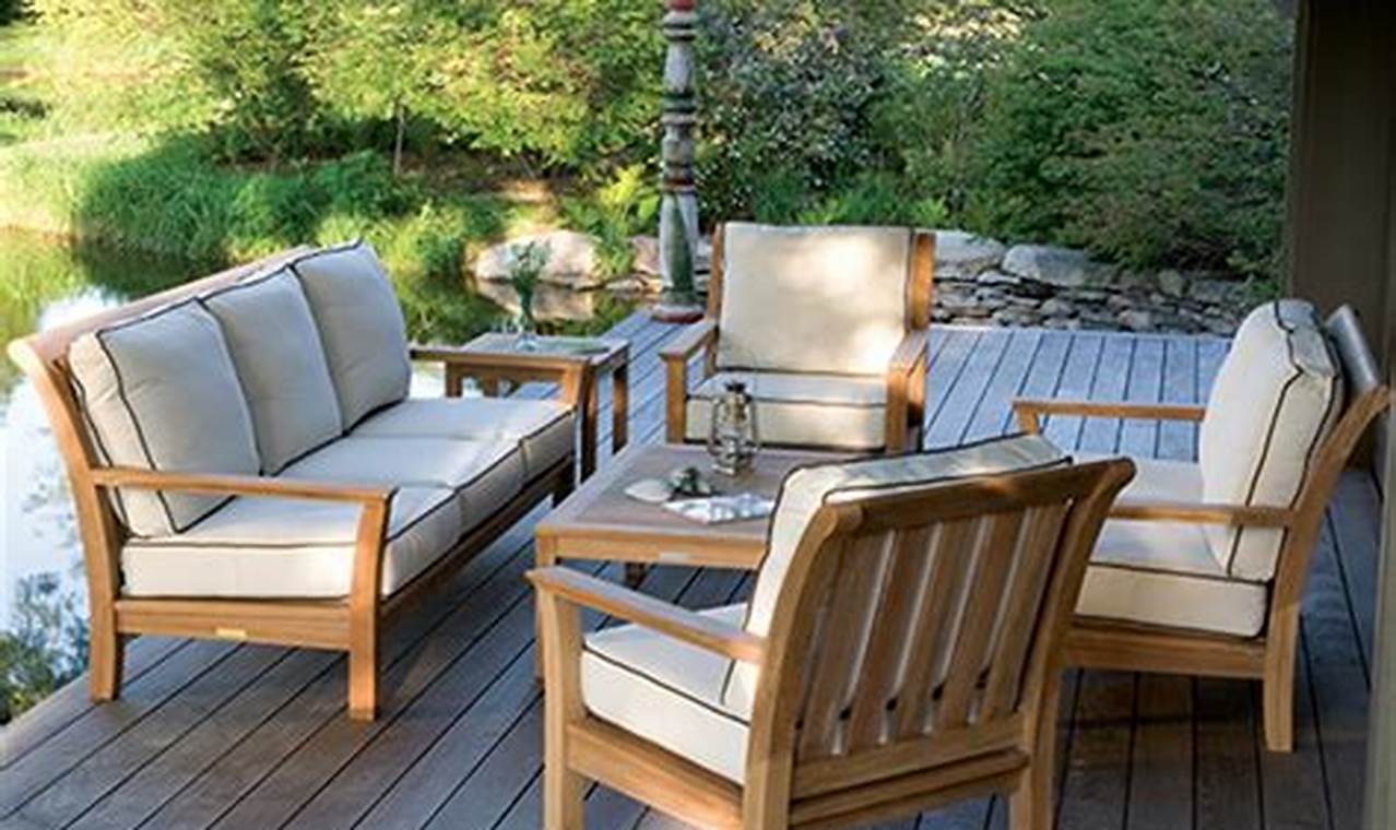 classic teak outdoor furniture