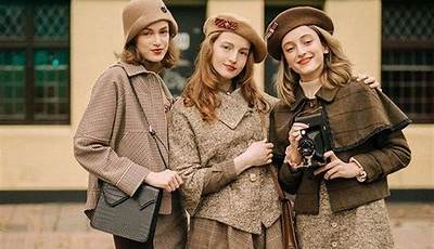 Classic Vintage Outfits For Women Fall