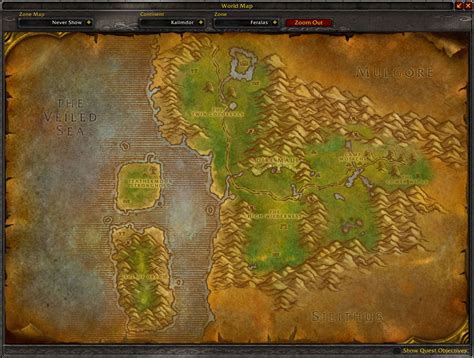 classic wow how to get to feralas