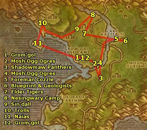 classic wow stranglethorn vale quest list horde