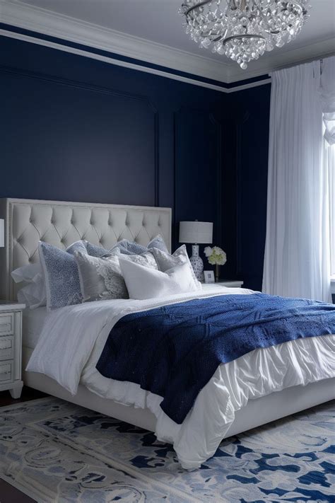 Classic Blue Bedroom